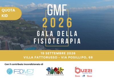 Giornata Mondiale della Fisioterapia - Gala della fisioterapia 2026 - Quota Kid